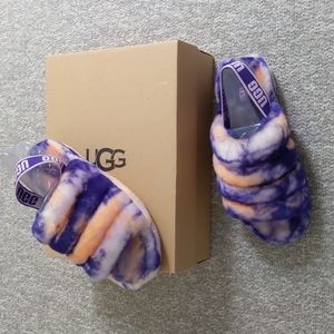 UGG Fluff Yeah Slide Marble Slipper